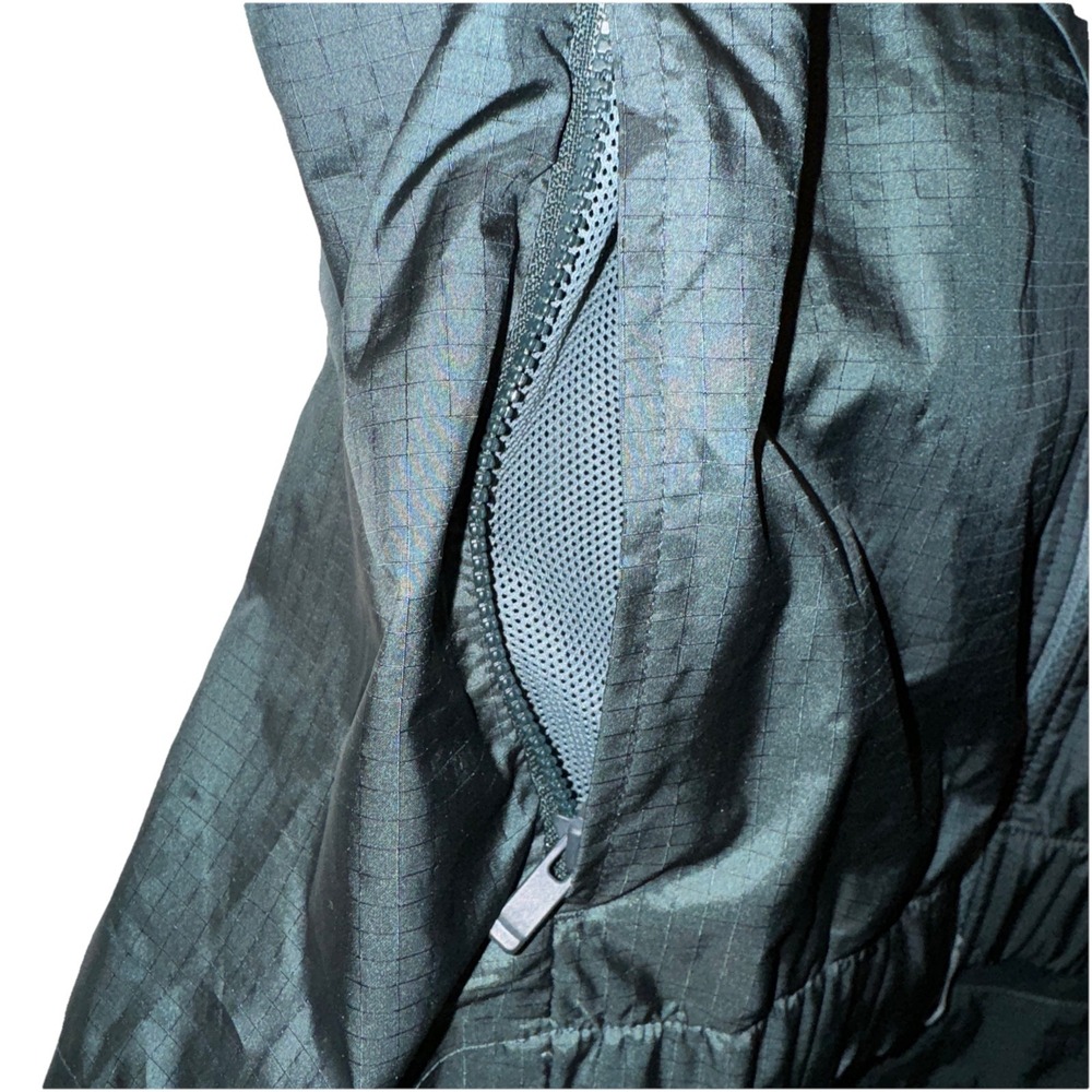 Nike Windrunner Windbreaker Jacket Hooded Full Zip Green 804947 Women's L  NWT - Picture 7 of 13